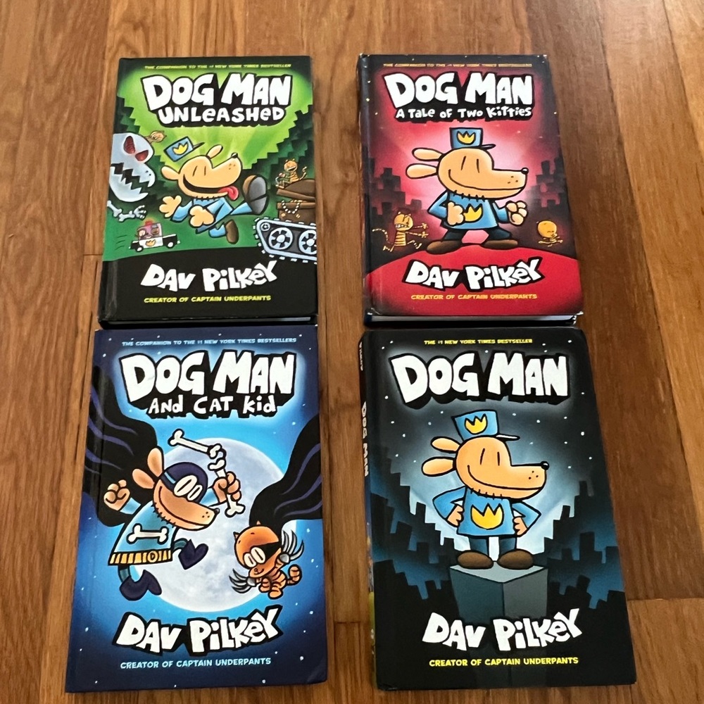 Dog Man Book Bundle Set of 4